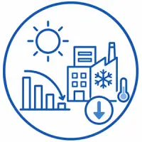 Consumi di raffrescamento pi&ugrave; contenuti